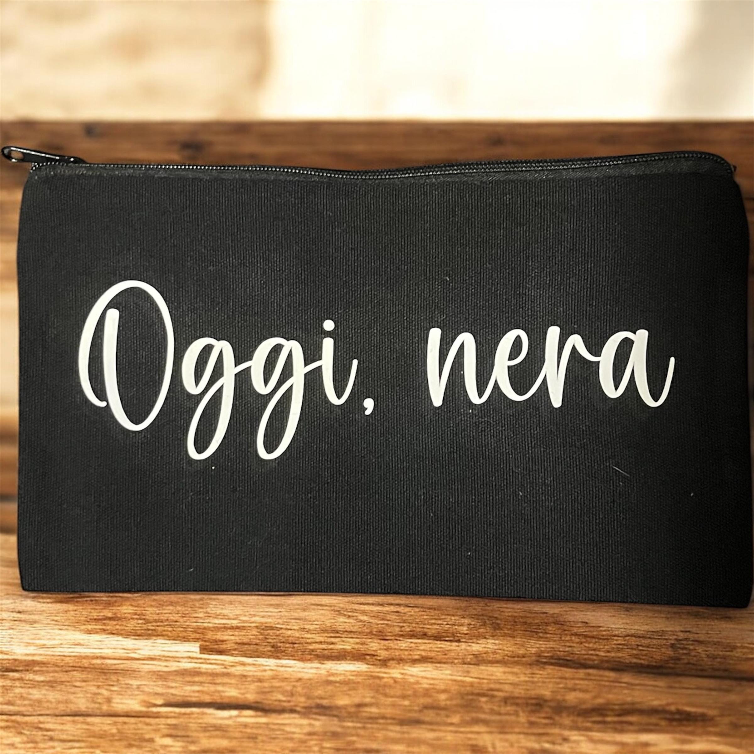 Pochette ironica con frase – Beauty case sarcastico personalizzato