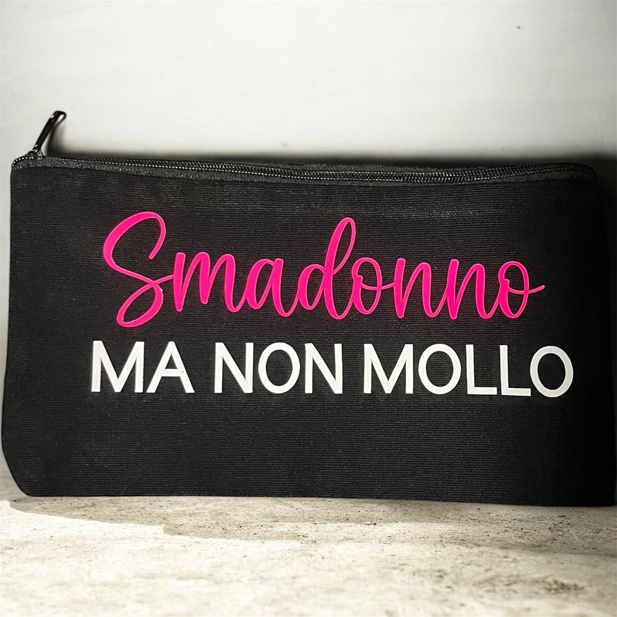 Pochette ironica con frase – Beauty case sarcastico personalizzato