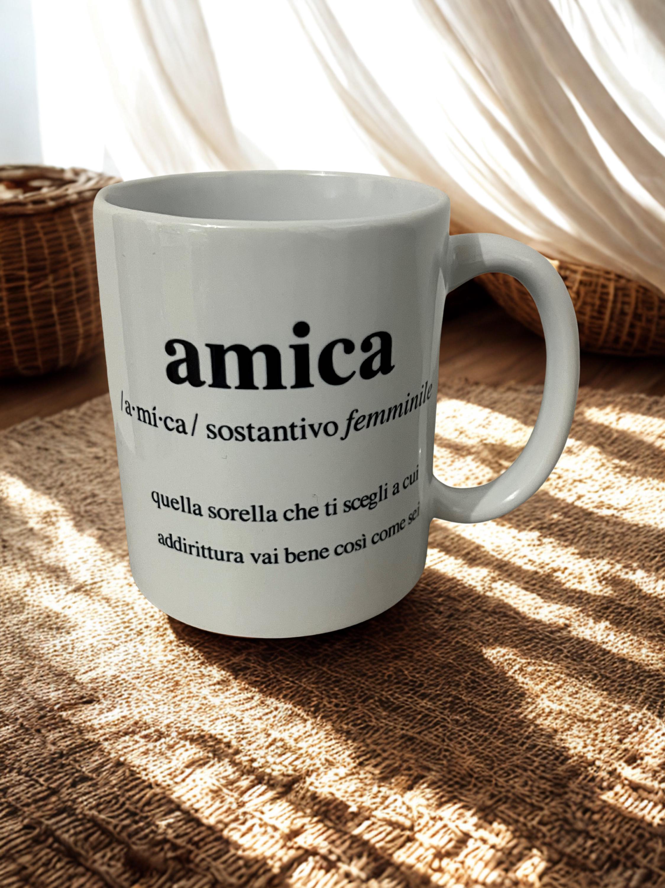 Tazza Amica Divertente con Definizione Ironica | Regalo Amica