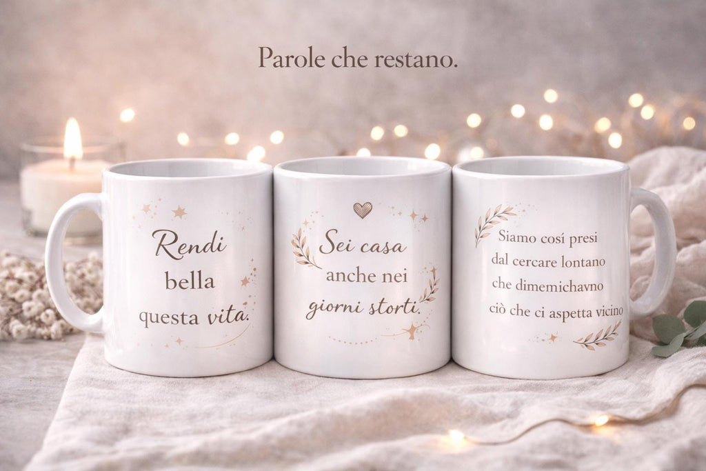 Tazza con Frase Motivazionale Personalizzata – Idea Regalo Elegante con Citazione