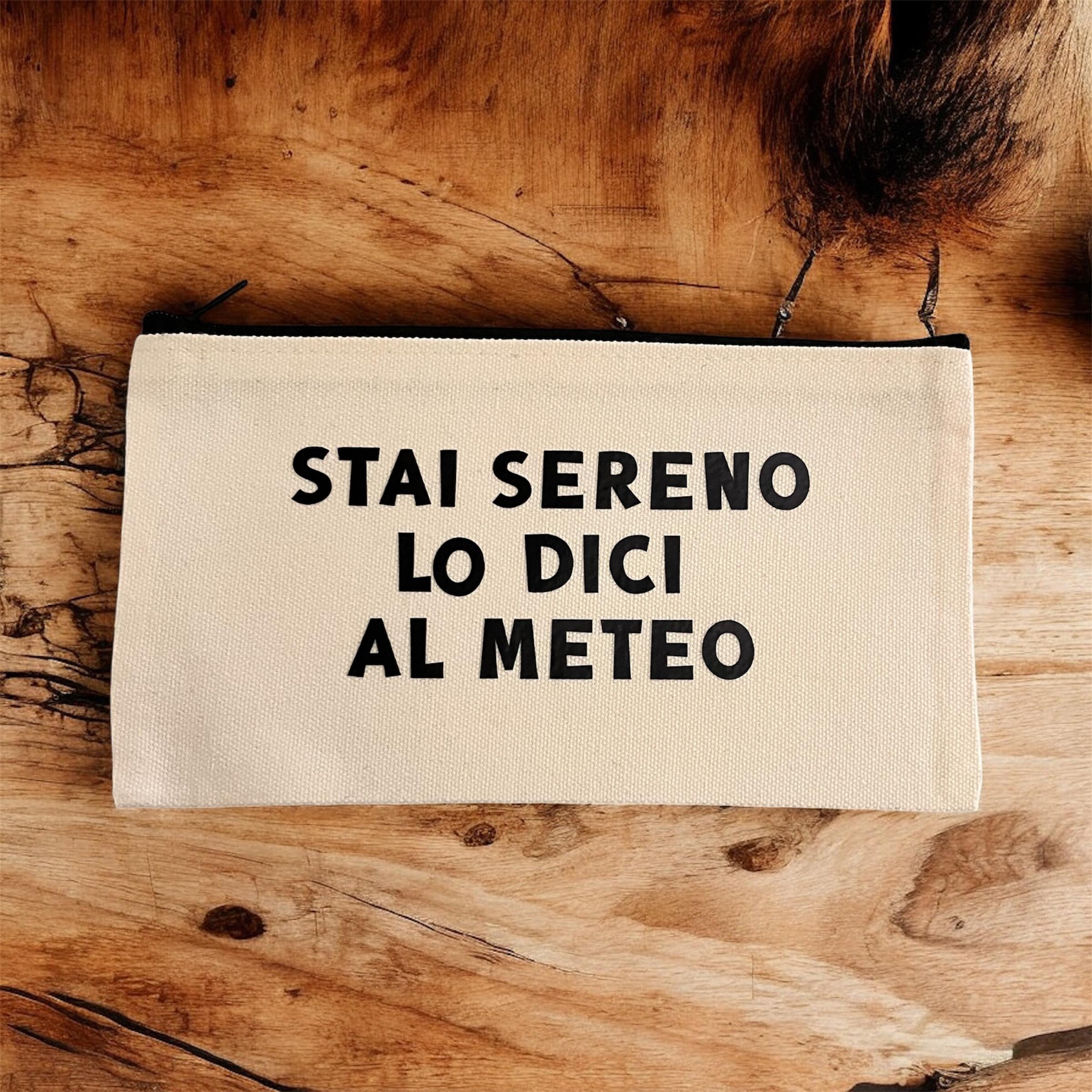 Pochette personalizzata con scritta – trousse beauty donna – idea regalo ironica artigianale