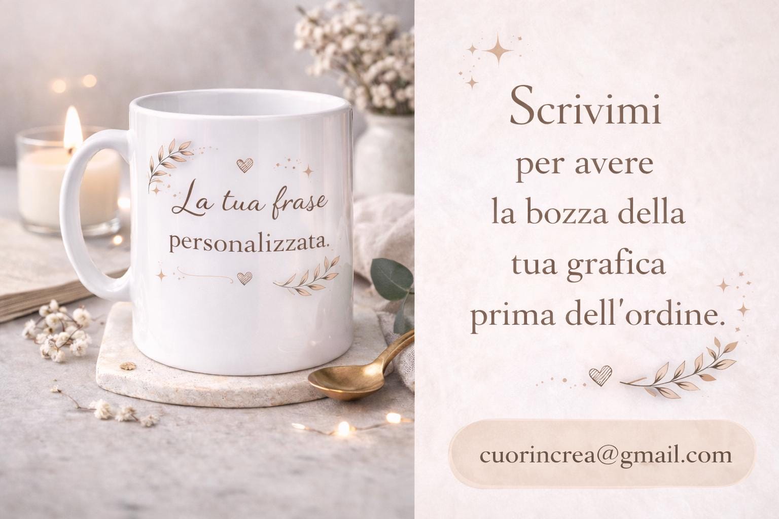 Tazza con Frase Motivazionale Personalizzata – Idea Regalo Elegante con Citazione
