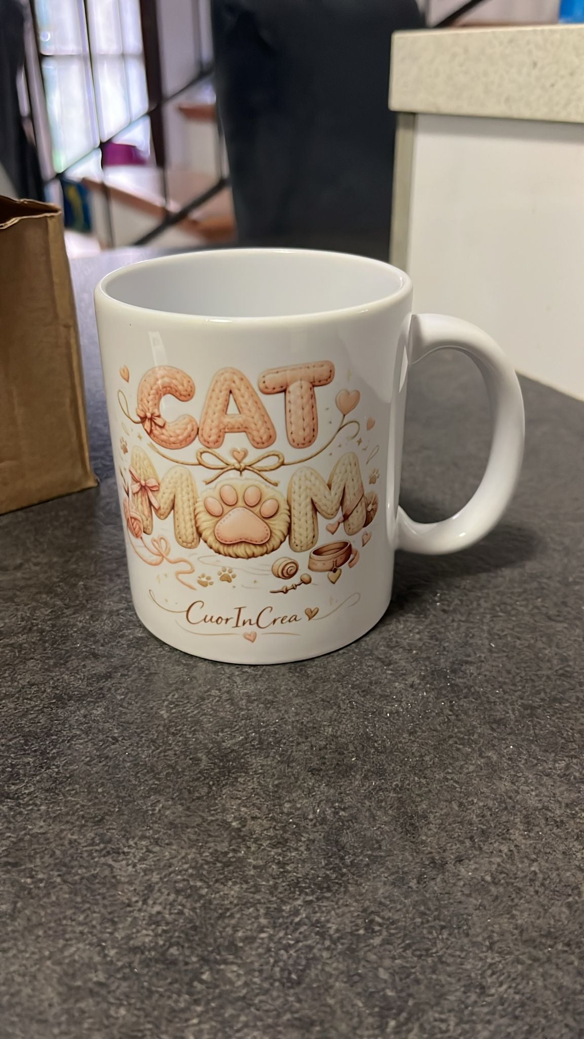 Tazza Cat Mom – Idea Regalo Amante Gatti – Tazza Personalizzata Gatto