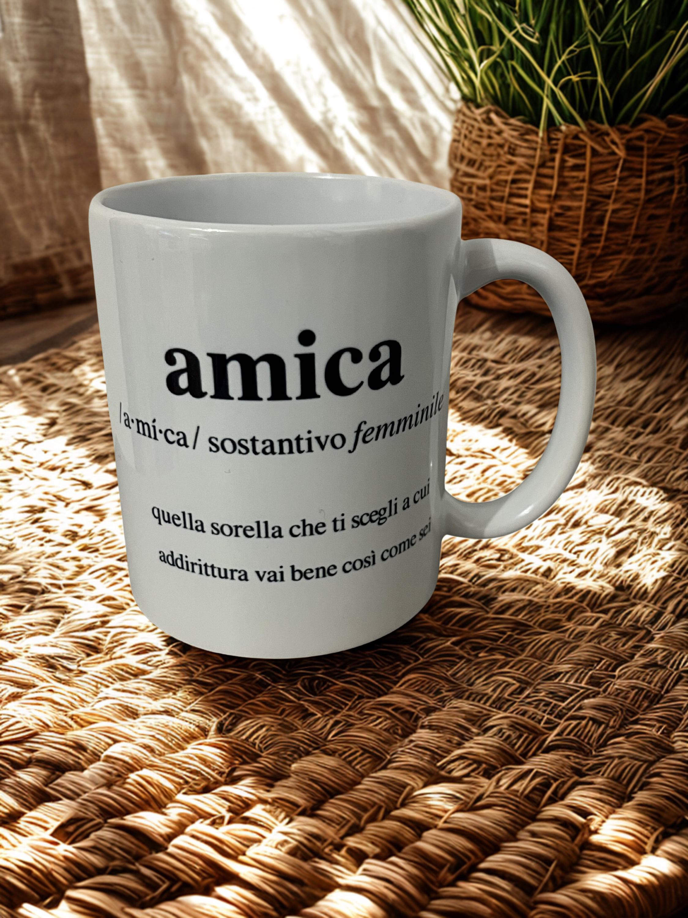 Tazza Amica Divertente con Definizione Ironica | Regalo Amica