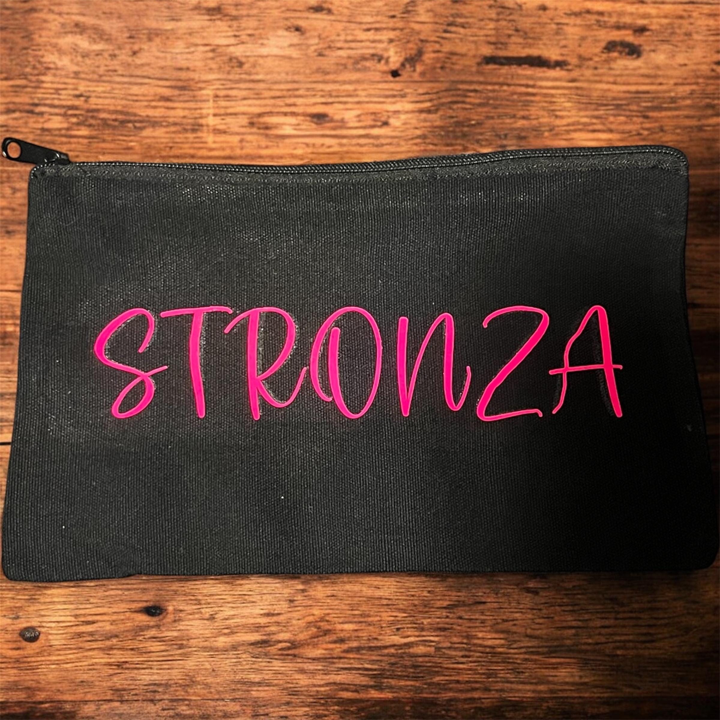 Pochette ironica con frase – Beauty case sarcastico personalizzato