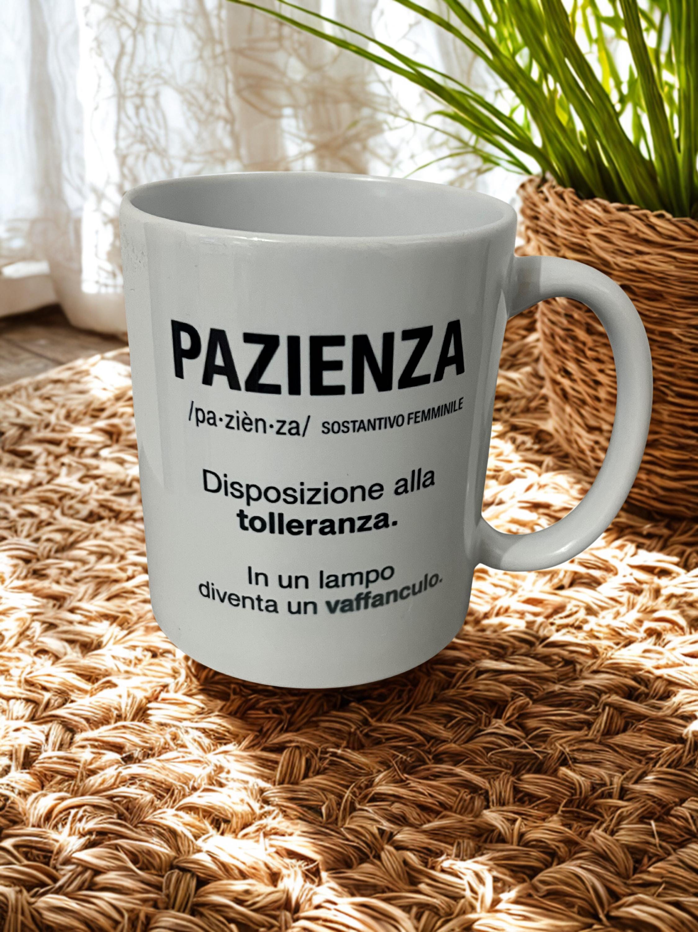Tazza Pazienza con Definizione Ironica | Regalo Divertente