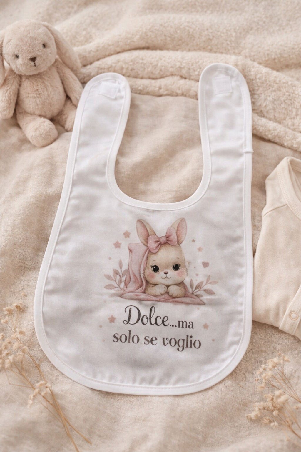 Bavaglini Neonato con Frasi Divertenti e Animaletti – Idea Regalo Nascita Baby