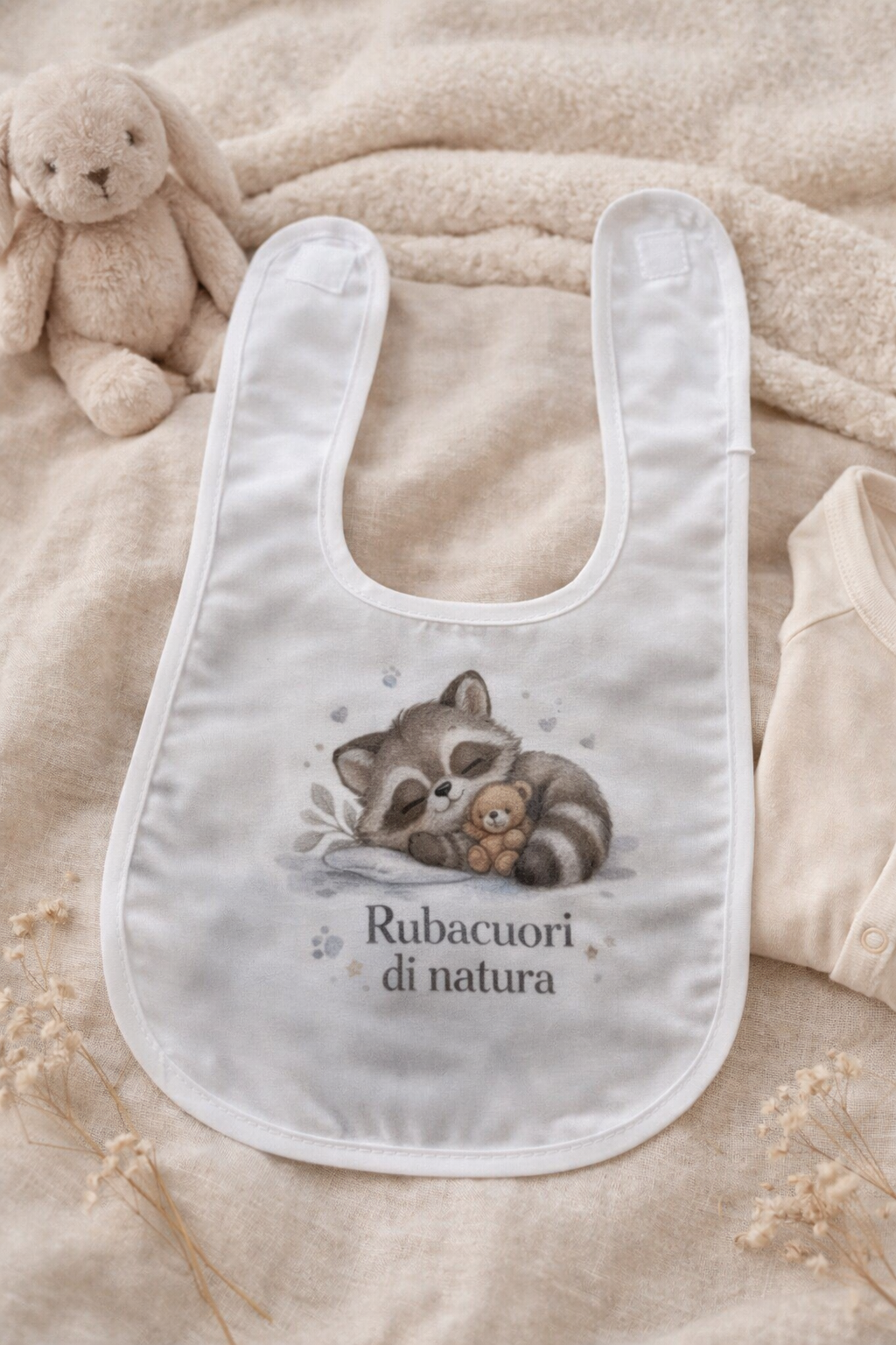 Bavaglini Neonato con Frasi Divertenti e Animaletti – Idea Regalo Nascita Baby