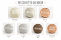 Specchietto da Borsa Personalizzato | Pocket Mirror con Frase Divertente | Regalo Donna Originale | Queen Kiss Me Good Vibes