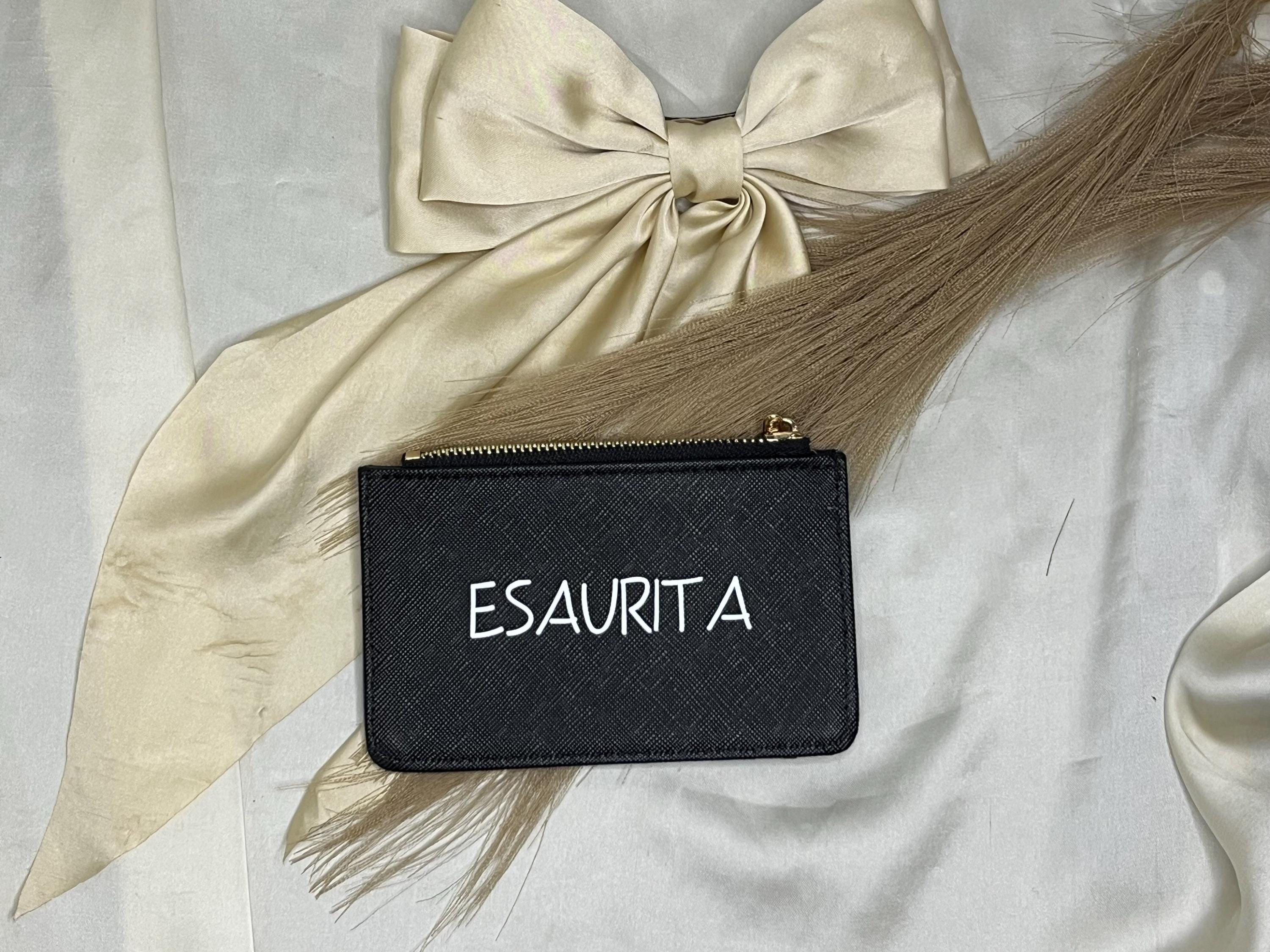 Portafoglio con frase divertente – Porta carte e portamonete con zip – Idea regalo ironica